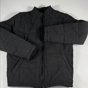 Women’s Bomber Jacket Charcoal Gray Quilted Jacket